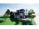 Modern home with two-story design and large deck at 1173 Veltre Sw Cir, Atlanta, GA 30311