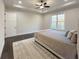 Spacious main bedroom with hardwood floors and trey ceiling at 300 Eminence Peak, Rydal, GA 30171