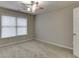 Bedroom with ceiling fan and neutral decor at 1400 Cresthaven Ln, Lawrenceville, GA 30043