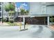 Secure gated parking garage with stairs leading up to building at 534 Granville Ct, Atlanta, GA 30328