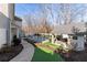 Landscaped backyard with pool and patio area at 1782 Patrick Rd, Dacula, GA 30019