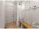 Charming entryway with built-in bench and ample storage at 1782 Patrick Rd, Dacula, GA 30019