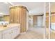 Large bathroom with double vanity, shower, and tiled floors at 1426 Greenridge Trl, Lithonia, GA 30058