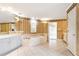 Elegant bathroom with a corner soaking tub and double vanity at 1426 Greenridge Trl, Lithonia, GA 30058
