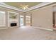 Living room with fireplace, built-ins and hardwood floors at 1426 Greenridge Trl, Lithonia, GA 30058