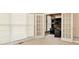Home office with built-in desk and French doors at 1426 Greenridge Trl, Lithonia, GA 30058