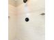 Updated shower with tiled walls and modern fixtures at 1426 Greenridge Trl, Lithonia, GA 30058