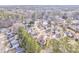 Aerial view of neighborhood with wooded backdrop at 108 Ivy Trace Ln, Dallas, GA 30157