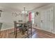 Dining room with round table and four chairs at 108 Ivy Trace Ln, Dallas, GA 30157