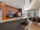 Modern kitchen with granite countertops and stainless steel appliances at 943 Peachtree Ne St # 902, Atlanta, GA 30309