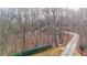 House nestled in a wooded area with a long driveway at 9545 Grande Dr, Winston, GA 30187
