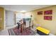 Finished basement with office space and built-in shelving at 9545 Grande Dr, Winston, GA 30187