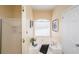 Relaxing bathroom with a soaking tub and shower at 9545 Grande Dr, Winston, GA 30187