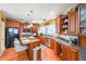 Large kitchen with an island and plenty of cabinet storage at 9545 Grande Dr, Winston, GA 30187