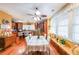 Bright kitchen with a breakfast nook and ample cabinet space at 9545 Grande Dr, Winston, GA 30187