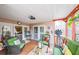 Spacious screened porch with access to backyard at 9545 Grande Dr, Winston, GA 30187