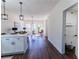 Open concept living space with kitchen, dining, and living room at 109 Shirley Se Ln, Acworth, GA 30101