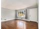 Bright living room with hardwood floors, neutral paint, and natural light from a large window at 3453 Eisenhower E Cir, Atlanta, GA 30354
