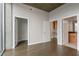 Bedroom with hardwood floors and multiple closets at 855 Peachtree Ne St # 2914, Atlanta, GA 30308