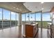 Modern kitchen with stainless steel appliances and granite countertops at 855 Peachtree Ne St # 2914, Atlanta, GA 30308