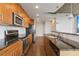 Modern kitchen with stainless steel appliances and granite countertops at 855 Peachtree Ne St # 2914, Atlanta, GA 30308