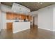 Modern living room with hardwood floors and city views at 855 Peachtree Ne St # 2914, Atlanta, GA 30308