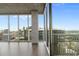 Living room with hardwood floors and expansive city views at 855 Peachtree Ne St # 2914, Atlanta, GA 30308