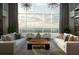 Relaxing lounge with large windows and city views at 855 Peachtree Ne St # 2914, Atlanta, GA 30308