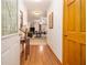 Welcoming entryway with hardwood floors leading to a living room with natural light at 490 Dorsey Road Rd, Hampton, GA 30228