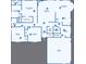 Detailed floor plan showcasing the layout of the home's bedrooms and living spaces at 490 Dorsey Road Rd, Hampton, GA 30228