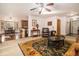 Bright and airy living room showcasing an open floor plan with dining area at 490 Dorsey Road Rd, Hampton, GA 30228