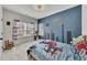 Bedroom with Spiderman theme, double doors and carpet at 135 Cessna Dr, Canton, GA 30114