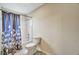 Clean bathroom with a shower and tub combination at 104 Woodhaven Way, Alpharetta, GA 30009