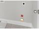 Laundry room with tile floor and built-in shelving at 505 Paces Dr, Lithia Springs, GA 30122