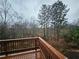 Deck overlooking a wooded area at 2368 Misty Ivy Ct, Buford, GA 30519
