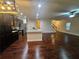 Open concept kitchen with island and stainless steel appliances at 2368 Misty Ivy Ct, Buford, GA 30519