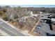 Aerial view showcasing the house and surrounding lot at 2930 Dallas Nw St, Kennesaw, GA 30144