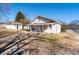 White house with a porch and detached shed at 2930 Dallas Nw St, Kennesaw, GA 30144