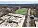 Aerial view of townhomes near a sports field at 195 Arizona Ne Ave # 179, Atlanta, GA 30307