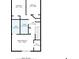 Two-story home floor plan showcasing bedrooms, bathrooms, kitchen, and living room at 319 Quincy Ave, Mcdonough, GA 30253