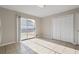 Eat-in kitchen with sliding glass door to backyard access at 319 Quincy Ave, Mcdonough, GA 30253