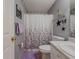 Simple bathroom with shower/tub combo and vanity at 752 Bostonian Way, Lawrenceville, GA 30046