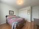 Comfortable bedroom with hardwood floors and double closets at 752 Bostonian Way, Lawrenceville, GA 30046