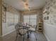 Cozy breakfast nook featuring a round table and four chairs at 752 Bostonian Way, Lawrenceville, GA 30046