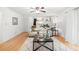 Living room with hardwood floors, a fireplace and neutral decor at 2343 Meadow Dr, Snellville, GA 30078