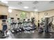 Modern fitness center with treadmills, ellipticals, and weight machines at 199 14Th Ne St # 1209, Atlanta, GA 30309