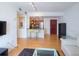 Open living space with hardwood floors and kitchen views at 199 14Th Ne St # 1209, Atlanta, GA 30309
