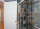 Shower with slate tile surround and multiple shower heads at 199 14Th Ne St # 1209, Atlanta, GA 30309