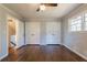 Well-lit bedroom with double closets and hardwood floors at 3377 Bobolink Cir, Atlanta, GA 30311
