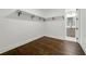 Large closet with dark hardwood floors and shelving at 130 Wesley Place, Fayetteville, GA 30214